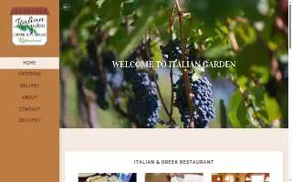 Italian Garden Restaurant website