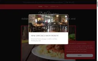 DellaVentura Pizzeria website