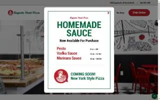 Augusta Street Pizza website