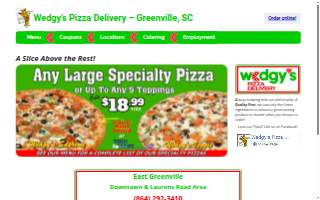 Wedgy's Pizza Delivery