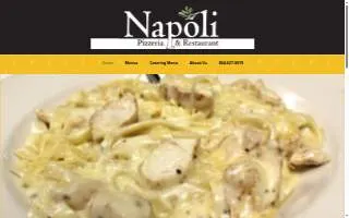 Napoli Pizzeria of Simpsonville website