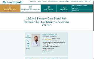 McLeod Primary Care Postal Way (Formerly Dr. Lindaberry at Carolina Forest)