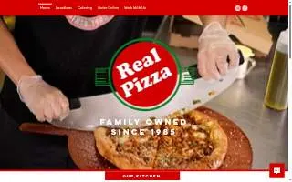 Real Pizza website