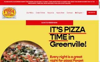 Pizza and Then Some of Greenville website