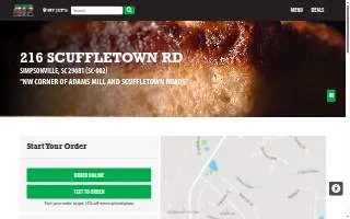 Jet's Pizza of Simpsonville website