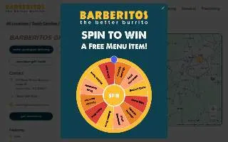 Barberitos of Greenville website