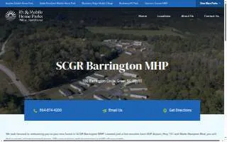 SCGR Barrington MHP of Greer website