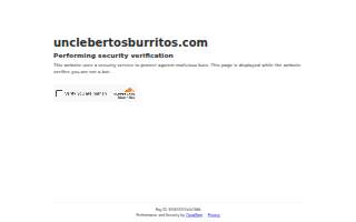 Uncle Bertos Burritos