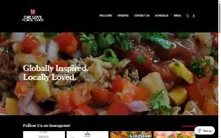 One Love Fusion Foods website