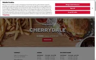 Five Guys of Greenville website