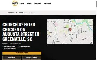 Church's Texas Chicken website