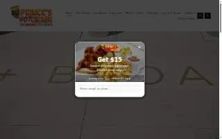Prince's Hot Chicken website