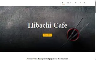Hibachi Cafe of Greer website