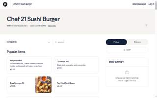 Chef 21 Sushi Burger Simpsonville