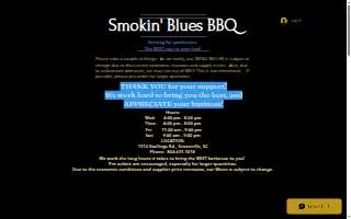 Smokin Blues BBQ website