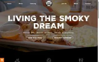 Smoky Dreams Barbecue and Catering website