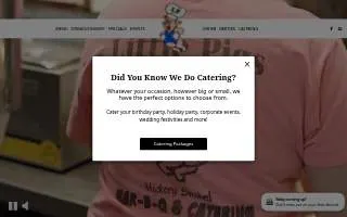 Little Pigs Bar-B-Q of Greenville website