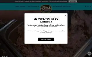Bark Barbecue website