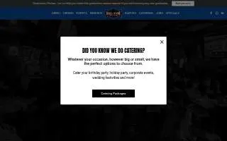 Hall Of Fame Sports Grill website
