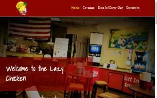 The lazy chicken website