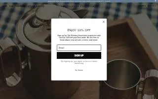 The Primary Essentials website