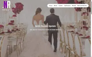 Noble Rentals Upstate website