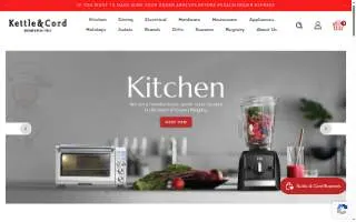 Kettle & Cord website