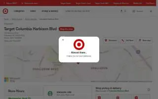 Target of Columbia website