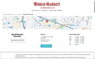 World Market of Paramus website
