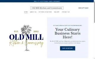 Old Mill Kitchen and Commissary website