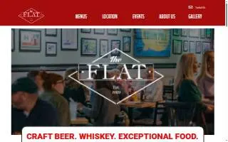 The Flat Greenville website