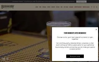 BridgeWay Brewing Co. of Simpsonville website