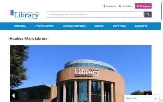 Greenville County Library System | Hughes Main Library website