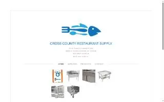 Cross County Restaurant supply website