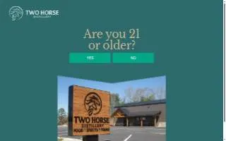 Two Horse Distillery website