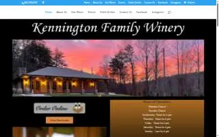 Kennington Family Winery website