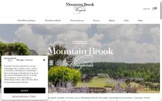 Mountain Brook Vineyards of Tryon website