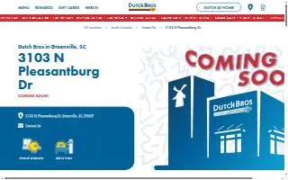 Dutch Bros Coffee of Greenville website