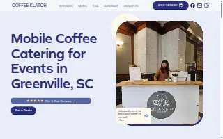 Coffee Klatch of Simpsonville website
