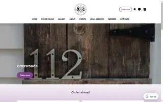 Crossroads 4 Coffee and Tea website
