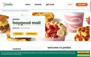 Jamba of Greenville website