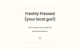 Freshly Pressed (your local gurl) website