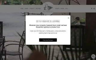 The Crêperia website