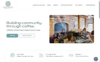 Exchange Coffee Co. website