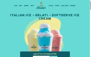 Houni's Italian Ice of Greenville website
