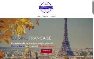 Piece of France Pastry Shop Cafe website