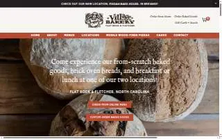 Flat Rock Village Bakery website