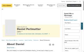 Edward Jones - Financial Advisor: Daniel Perlmutter, CRPC™