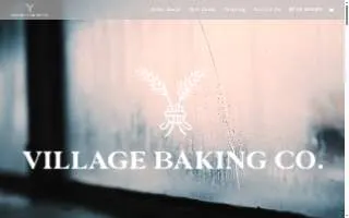 Village Baking Co website
