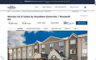 Microtel Inn & Suites by Wyndham Greenville / Woodruff Rd website